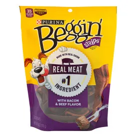 Snack para perro Beggin sabor a tocineta y carne x 170gr